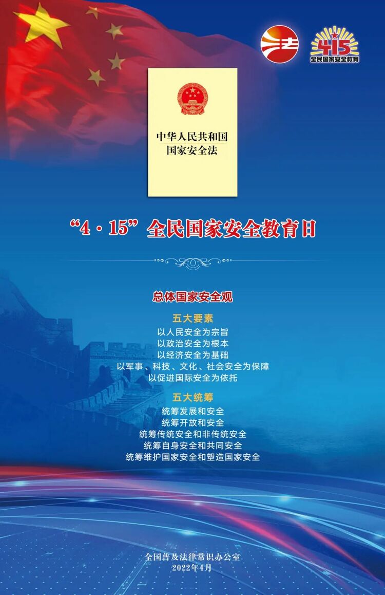 全民国家安全教育日法治宣传挂图来了！