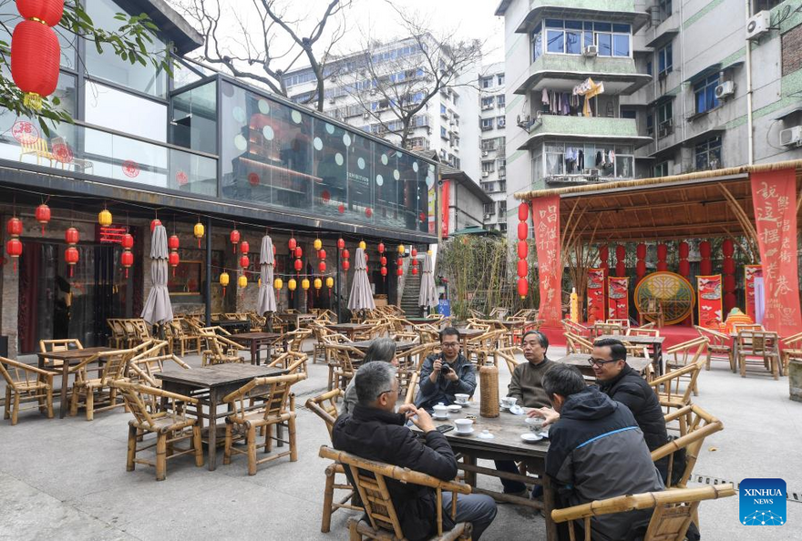 Shancheng Alley in Chongqing Full of New Vitality after Renovation