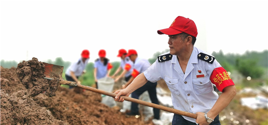 （有修改）（B 平安江苏列表 CHINANEWS带图列表 移动版）南京江北新区税务局：防汛抗灾保卫家园