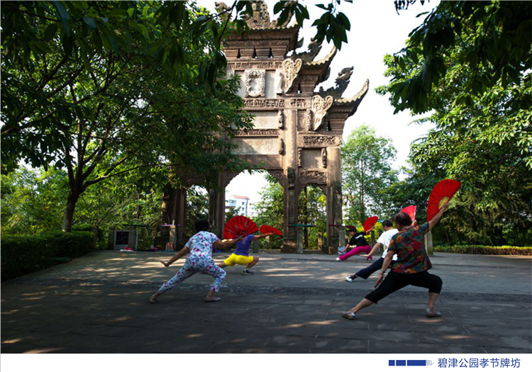 【行游巴渝　图文】阳光灿烂　市民游园点赞更有现场感