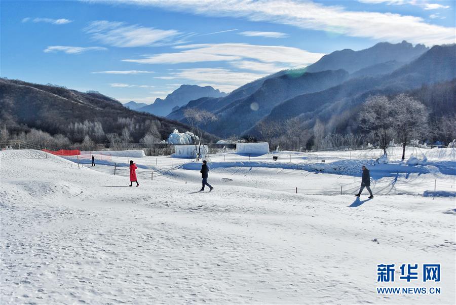 北京燕山深处冰雪美如童话