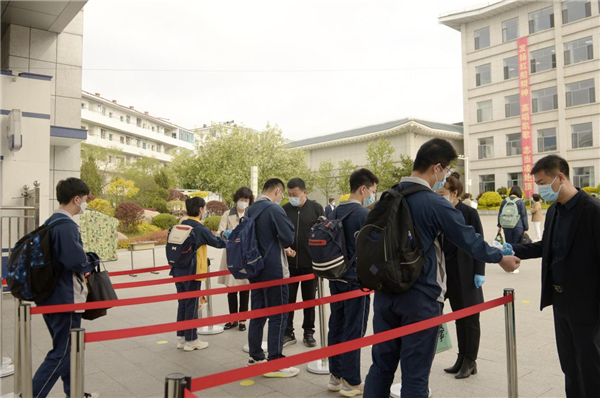 延吉市5所高中1942名高三师生顺利复学复课_fororder_延边1