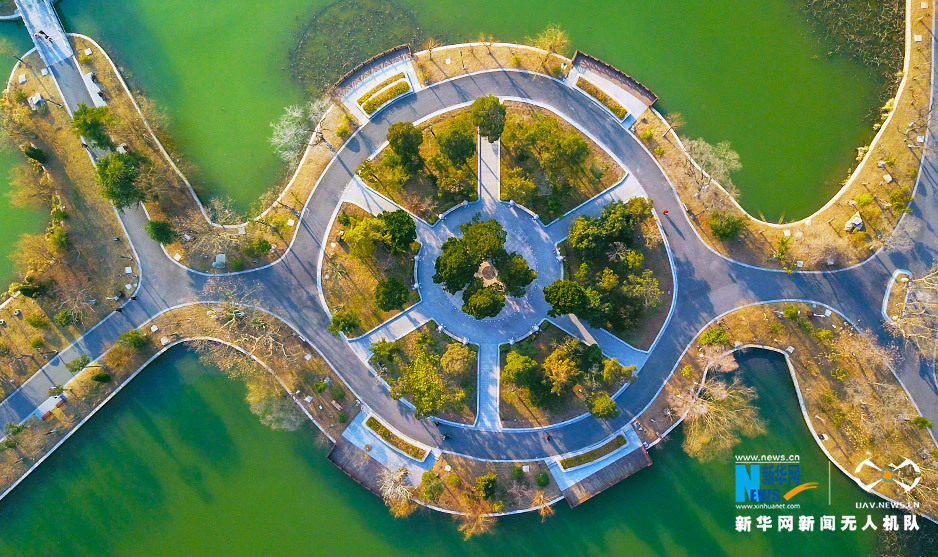 【飞阅中国】航拍“宋四家”米芾洗墨地——江苏涟水五岛湖