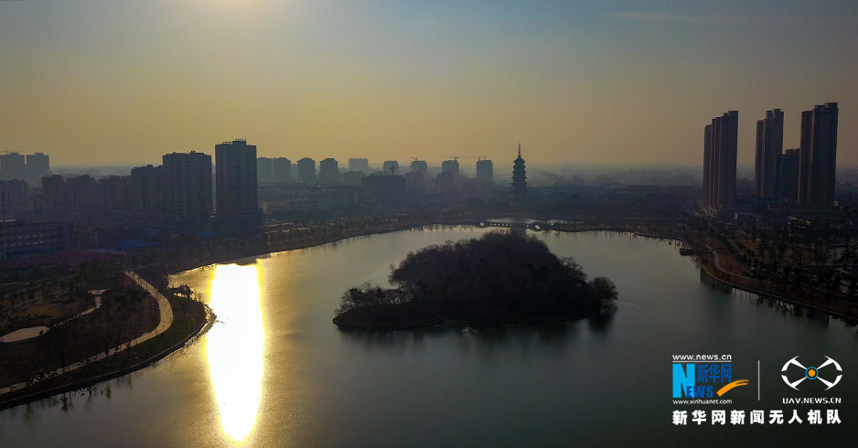 【飞阅中国】航拍“宋四家”米芾洗墨地——江苏涟水五岛湖