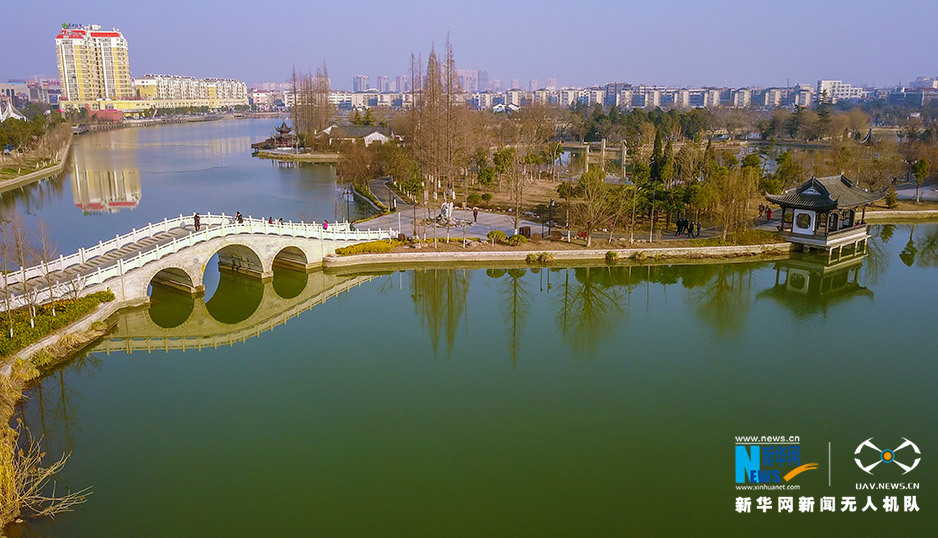 【飞阅中国】航拍“宋四家”米芾洗墨地——江苏涟水五岛湖