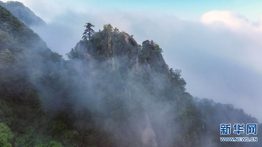 河南洛阳：雨后云海美如画