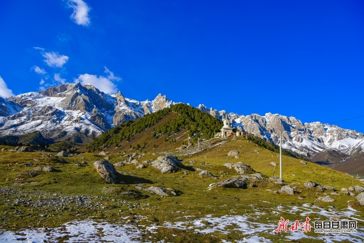 初夏 在马牙雪山遇见冬日美景_fororder_初夏2