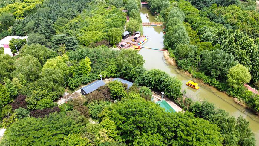 河南洛阳：厚植生态底色 乐享城市游园