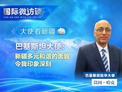 【国际微访谈·大使看新疆】巴基斯坦大使：新疆多元和谐的面貌令我印象深刻