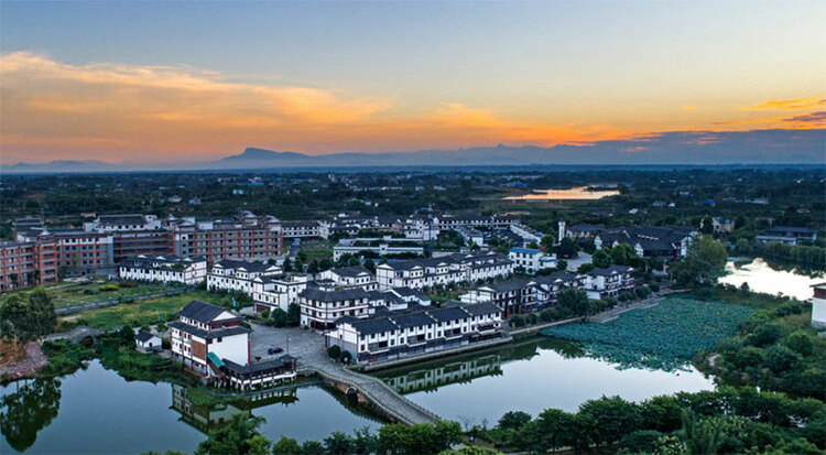 特色农业项目助力乡村振兴 眉山市东坡区乡村旅游正当时_fororder_龚村新貌-供图-东坡区委宣传部