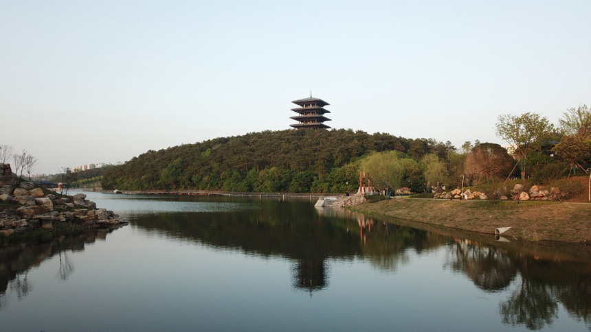 湖北荆门：生态修复造就园林盛景