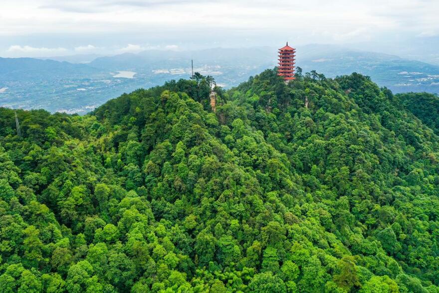 InPics: Bird's-eye View of Jinyun Mountain in Southwestern China