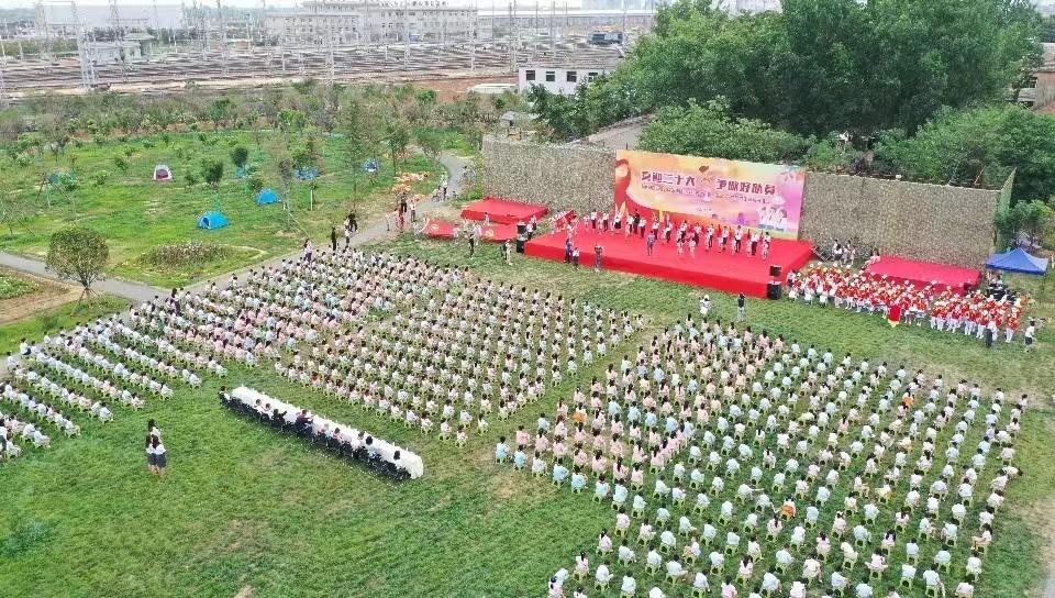 西安国际港务区187名少年光荣入队 实践基地体验劳动快乐_fororder_1