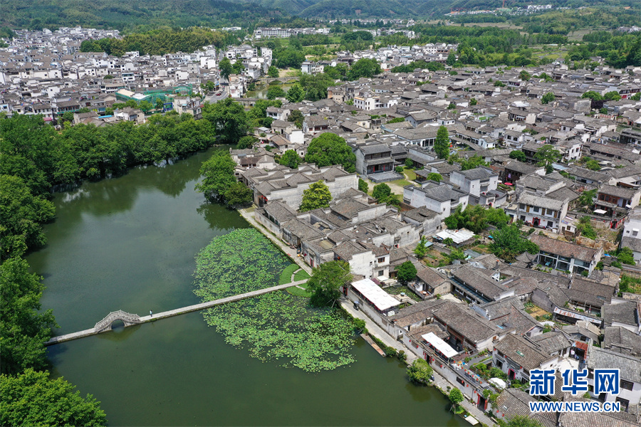 夏日宏村景如画