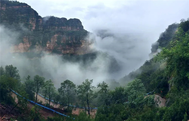 安阳林州：雨后太行大峡谷_fororder_640 (6)