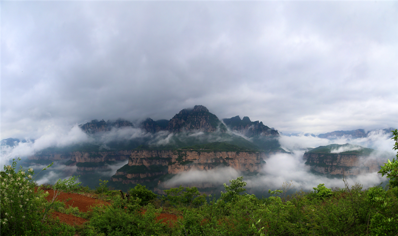 安阳林州：雨后太行大峡谷_fororder_640