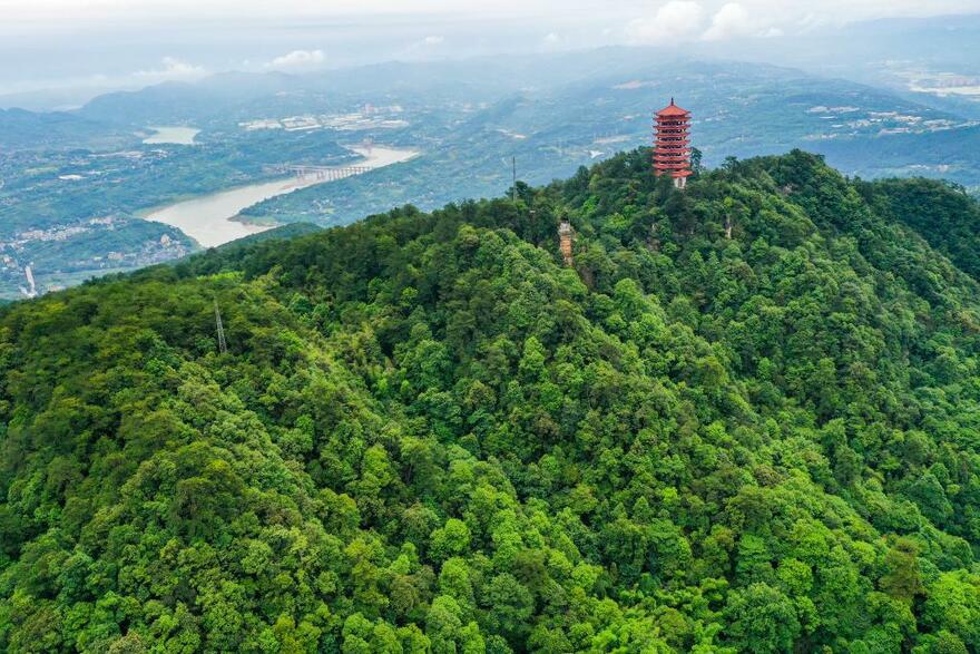 InPics: Bird's-eye View of Jinyun Mountain in Southwestern China