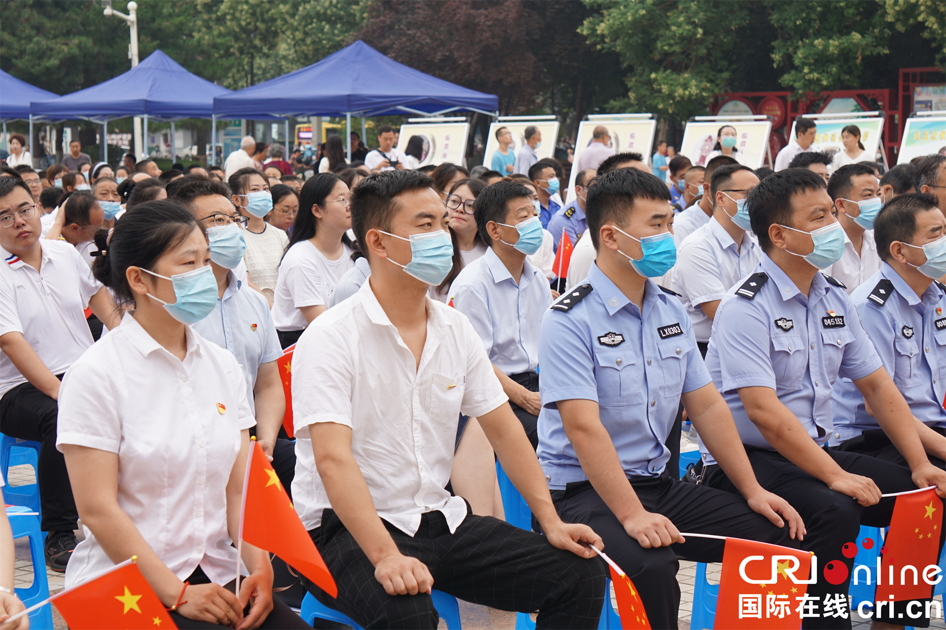 渭南市临渭区：“喜迎二十大 奋进新征程”系列主题宣传教育活动启动_fororder_WechatIMG2099