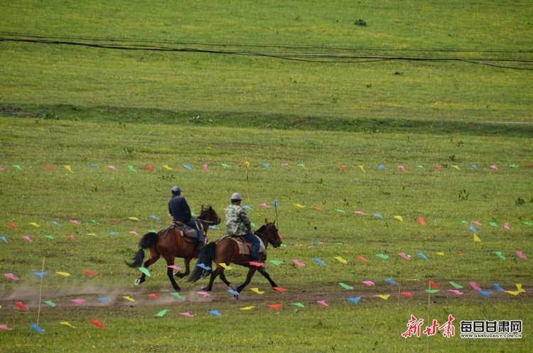 【大美甘肃】定西岷县：骏马驰骋狼渡滩 草原盛会迎客来_fororder_7