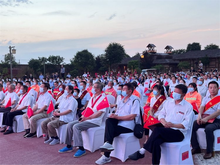 宝鸡岐山县成功举办庆祝建党100周年民族交响合唱音乐会_fororder_图片3