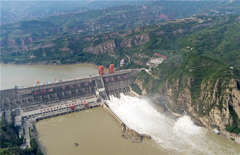 三门峡黄河水利枢纽开启调水调沙模式_fororder_图片3