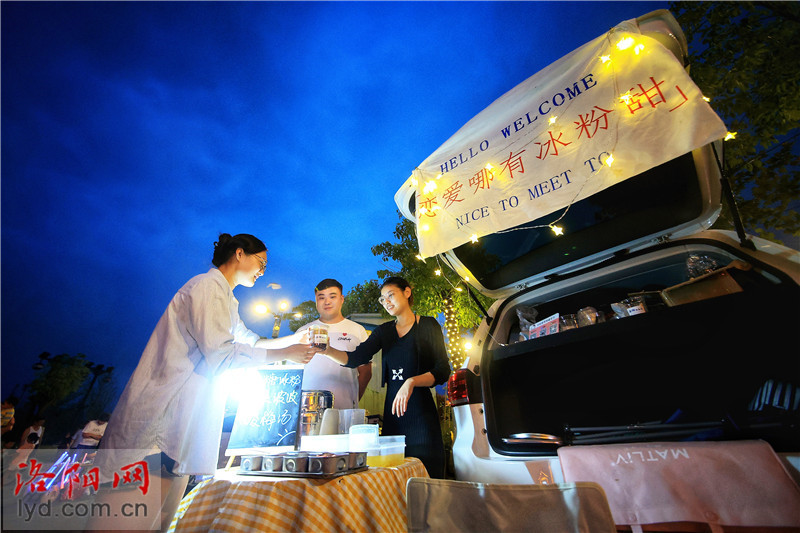 星光“点亮”里坊！洛阳隋唐里坊夏日星光夜市开市