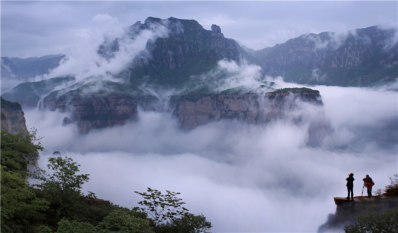 安阳林州：太行云海 唯美风景_fororder_a367e7f0afa1010999e84b650f245db