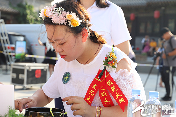 大同举行“花开忘忧 生活幸福”现场插花雅集主题活动