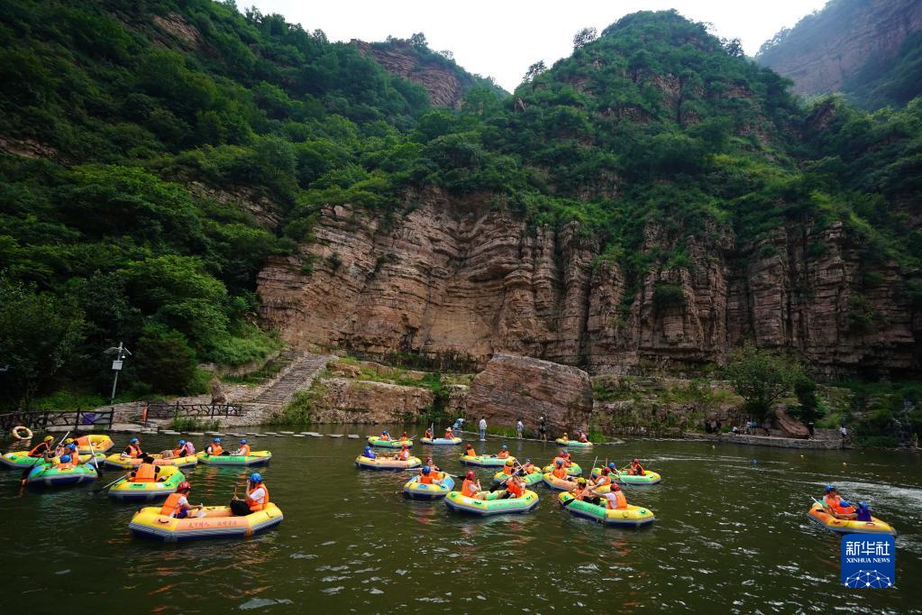 河北邢台：太行深处 乐享漂流