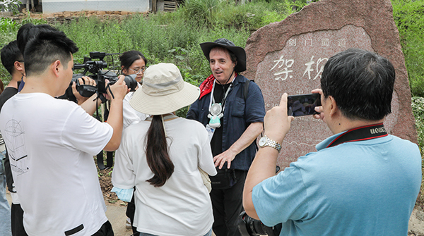 International Media Workers in Guangyuan, Sichuan: Recalling Thousand-Year History and Feeling Culture of Shu Road_fororder_图片1