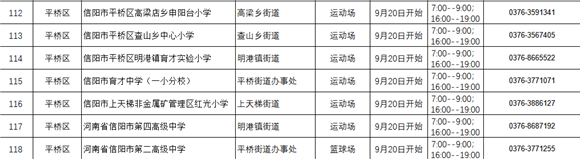 信阳市平桥区：118所校园体育场地设施有序向社会开放_fororder_微信截图_20220721110430