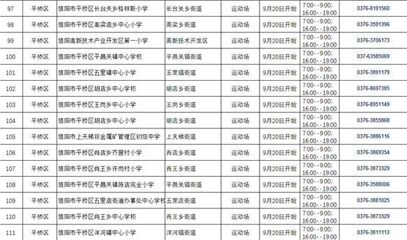 信阳市平桥区：118所校园体育场地设施有序向社会开放_fororder_微信截图_20220721110415