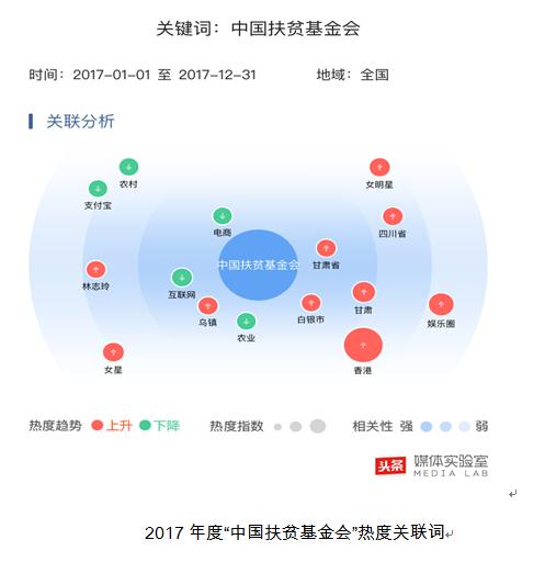 今日头条发布年度公益阅读报告：中国扶贫基金会最受关注