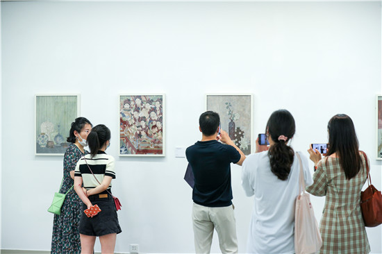 重彩“苏”韵 “江苏（苏州）中国重彩画技法培训班成果展”在苏州美术馆开展_fororder_J0V_0577