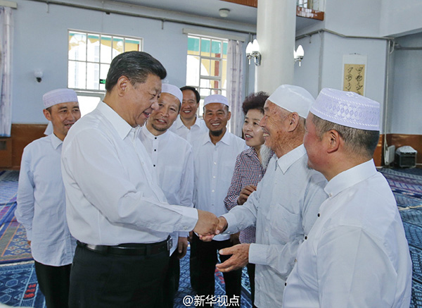 习近平在宁夏考察