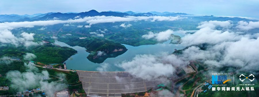 【城市远洋】前坪水库：高峡平湖处 美景若仙境