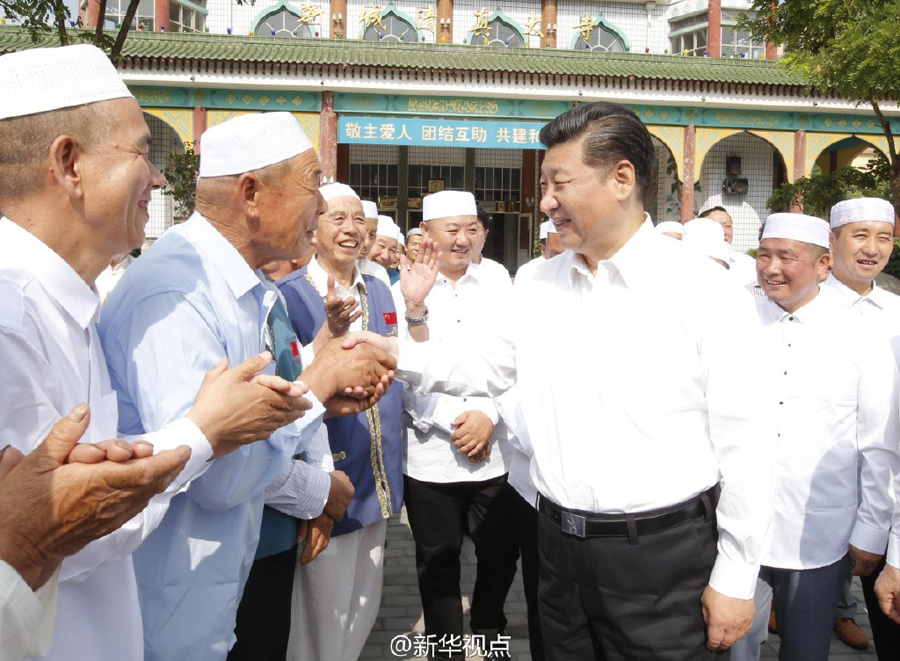 习近平在宁夏考察