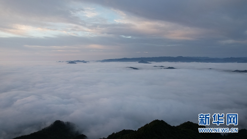 日出薤山 云海美如幻