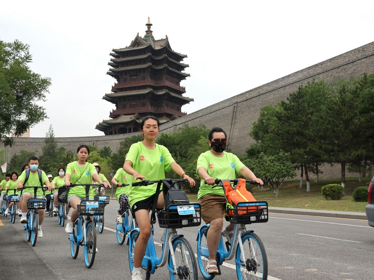 山西省大同市平城区：与文明相伴  与绿色同行_fororder_骑行