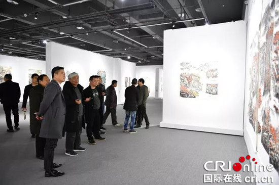 已过审【财经渝企　列表】“南坡水墨——王长松绘画艺术展”在渝启幕