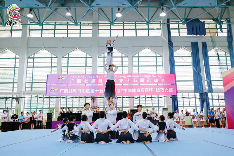 广西壮族自治区第十五届运动会技巧比赛落幕 南宁代表队成最大赢家_fororder_图片2