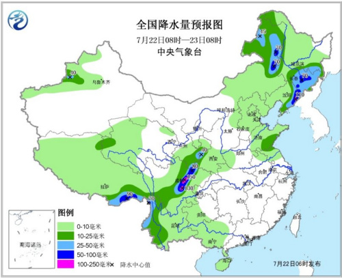 南方高温范围逐渐扩大 东北地区局部有大或暴雨