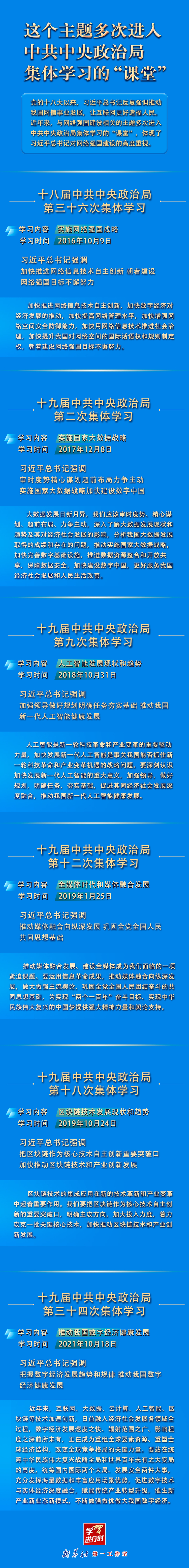 网络强国丨这个主题，多次进入中共中央政治局集体学习的“课堂”_fororder_1