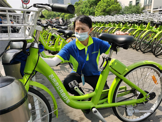 永安行苏州战高温 保障市民绿色出行_fororder_图片10