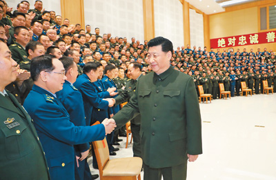 习近平春节前夕视察看望驻四川部队某基地官兵