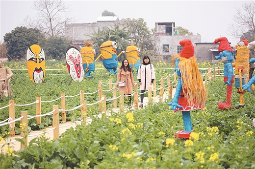 【旅游文体】万亩绿廊叠翠 十里花香迎宾