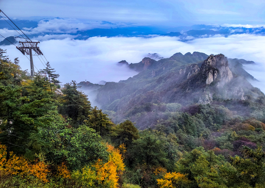 平顶山鲁山：雨后尧山更妖娆