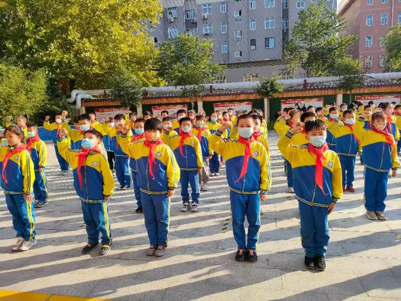 （原创）石家庄市藁城区廉一小学部举行少先队建队日主题活动_fororder_2