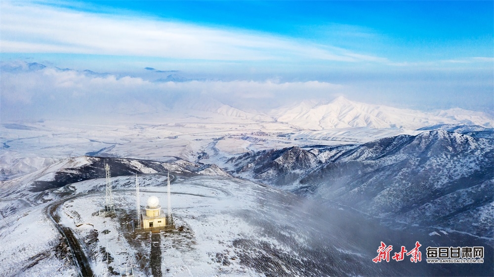 【轮播图】雪山云海相辉映 武威天祝雪景分外美_fororder_5