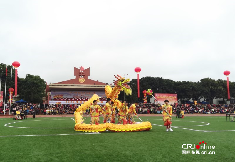 【已过审】【焦点图】【八桂大地、八桂大地-贺州】【旅游文体】【移动版】富川举办贺州市级龙狮赛  弘扬龙狮文化